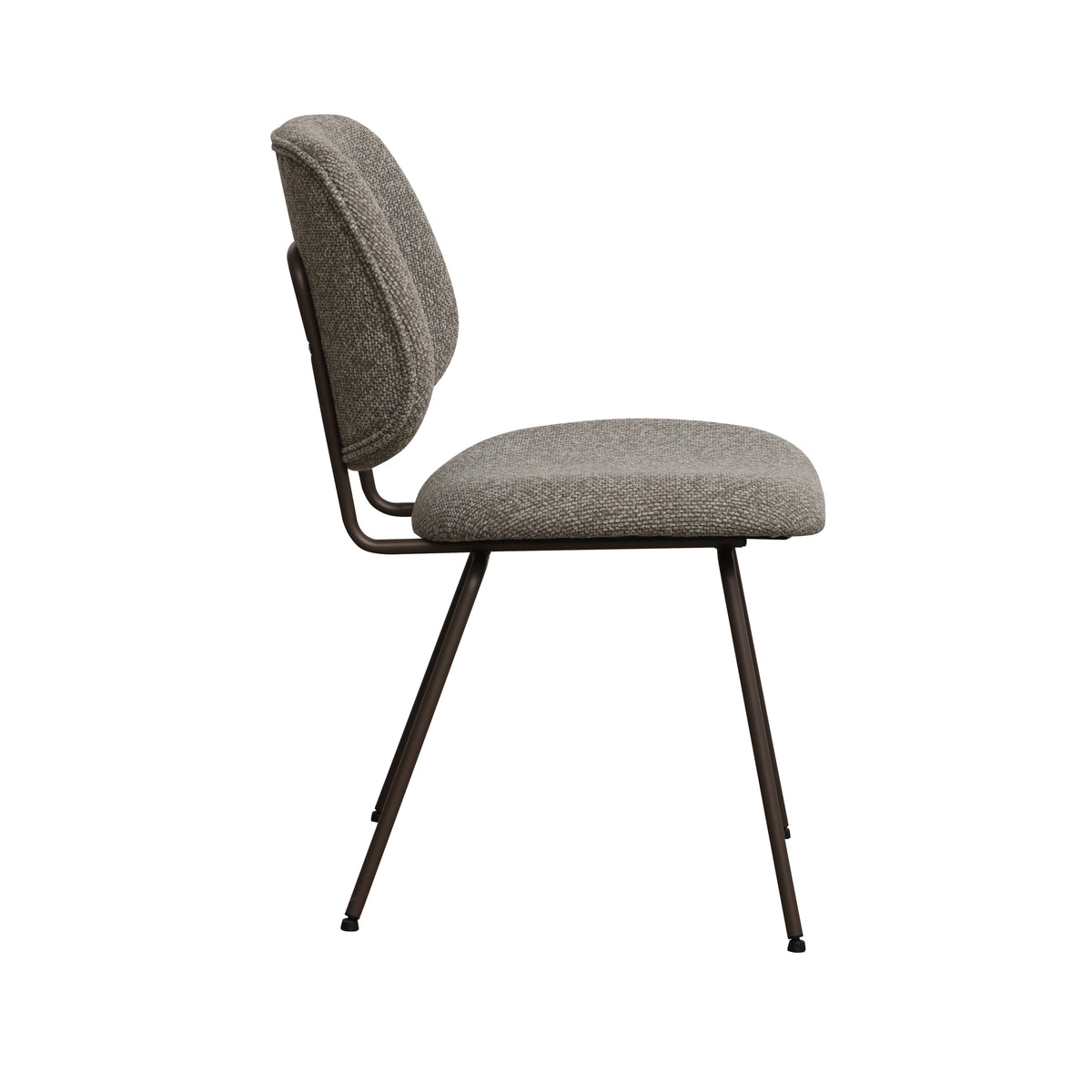 Label51 - Chaise de salle à manger Ravenna - Bouclé - 50 x 59 x 82 cm