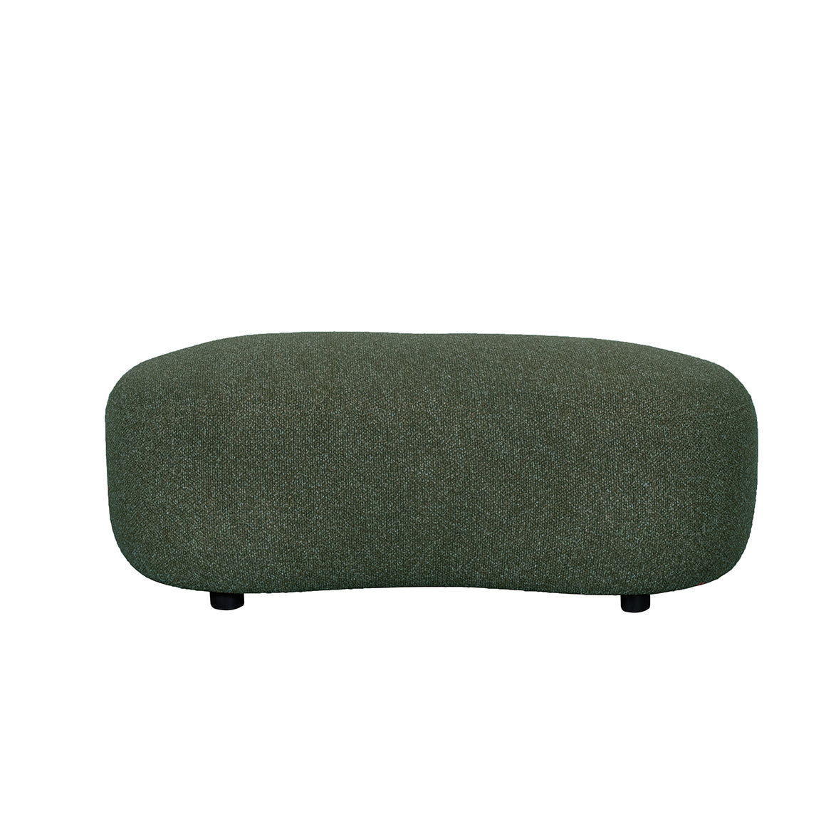 Label51 - Poef Florence - Bouclé - Bosgroen - 120 x 62 x 47 cm