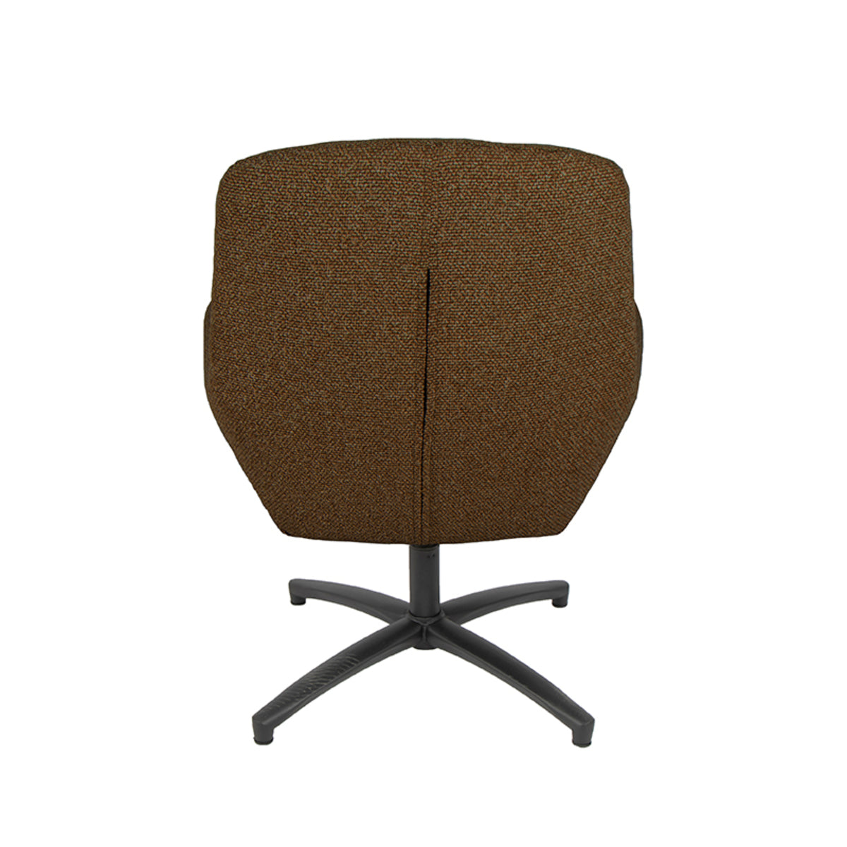 Label51 - Fauteuil pivotant Chill Zone - Bouclé - Corail - 68 x 73 x 90 cm