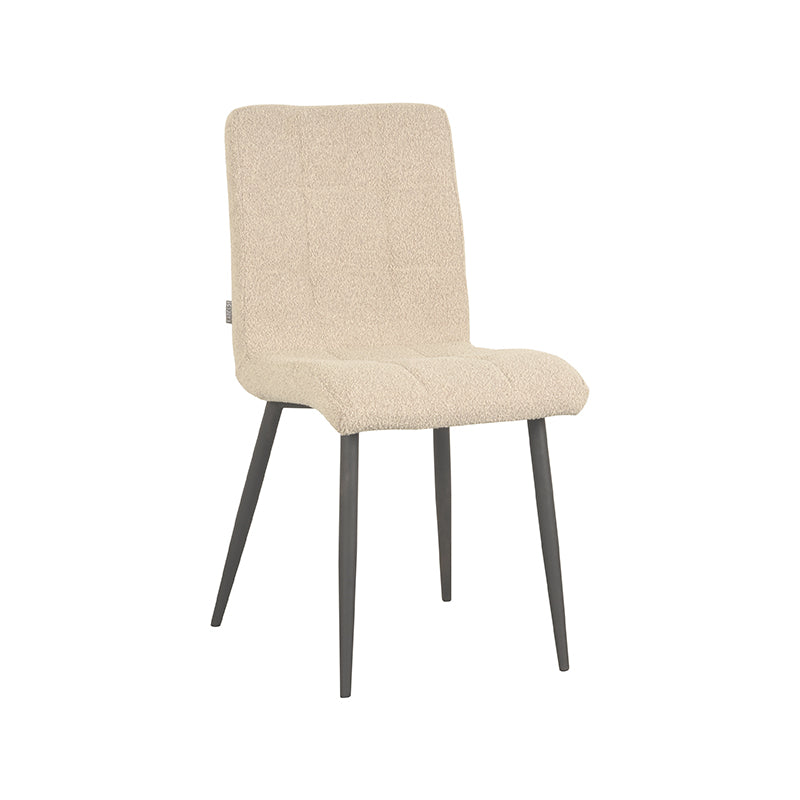 LABEL51 Chaise de salle à manger Sam - Naturel - Boucle