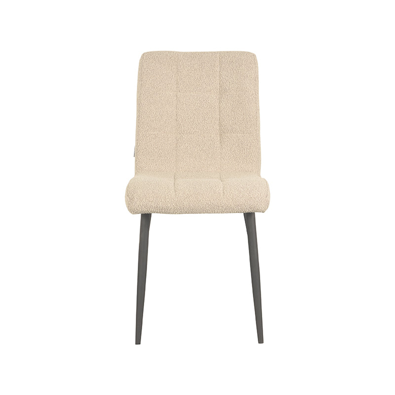 LABEL51 Chaise de salle à manger Sam - Naturel - Boucle