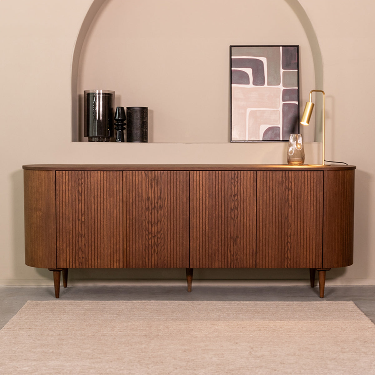 LABEL51 Dressoir Oliva - Walnoot - Eiken
