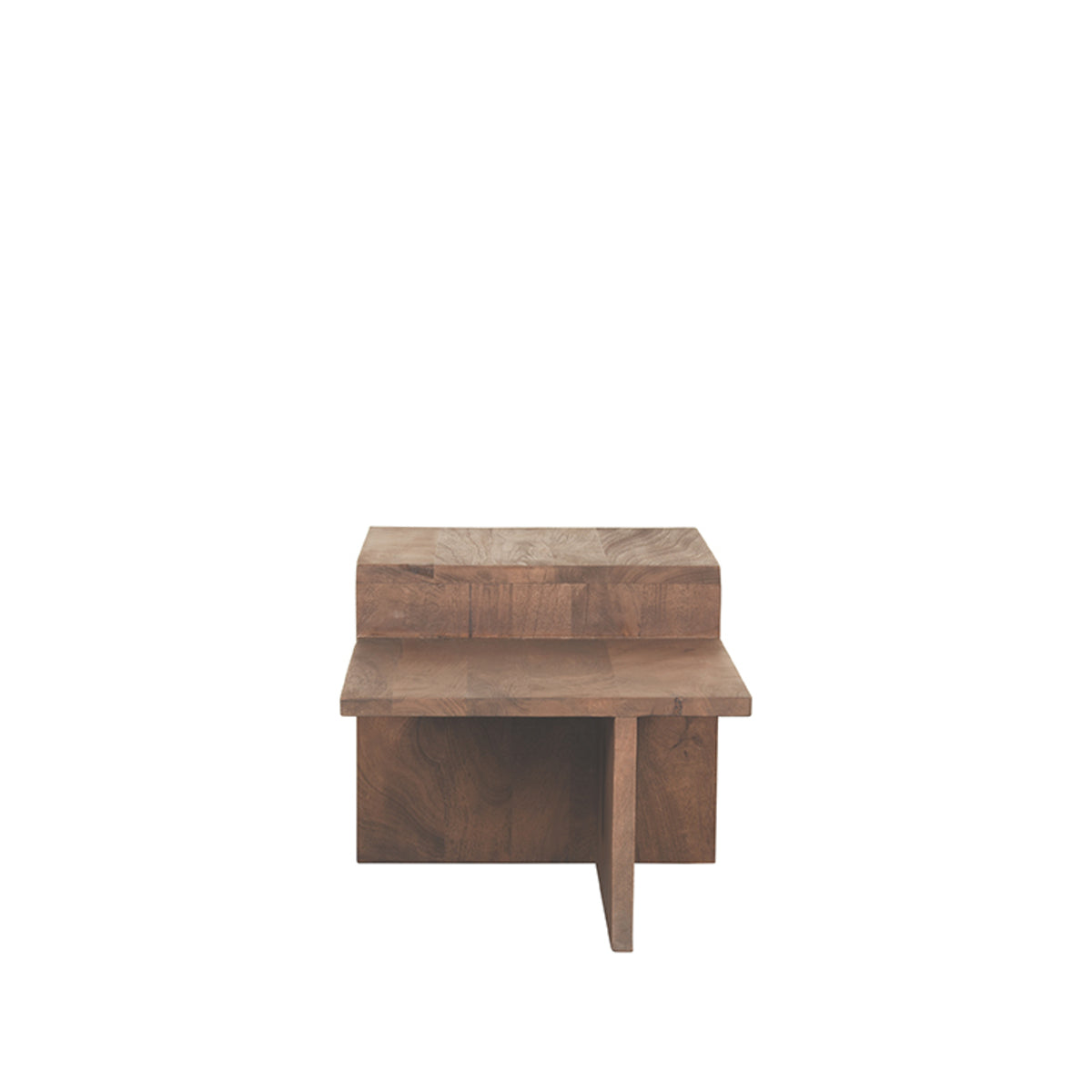 Label51 - Table basse Skip - Bois de manguier - Espresso - 90 x 50 x 40 cm
