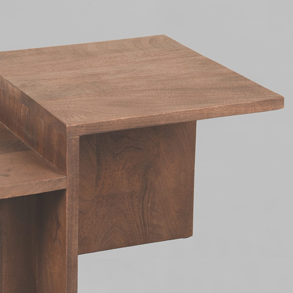 Label51 - Table basse Skip - Bois de manguier - Espresso - 90 x 50 x 40 cm