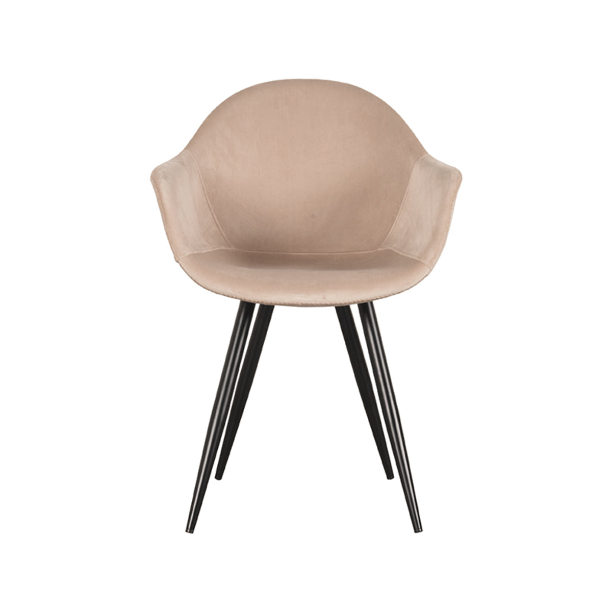 LABEL51 Chaise de salle à manger Forli - Sable - Velours