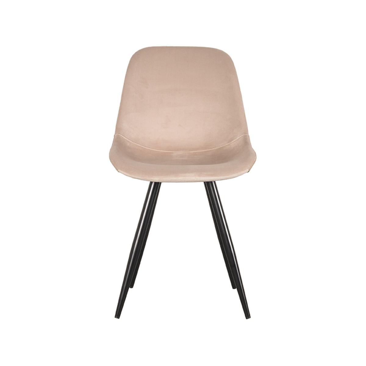 LABEL51 Chaise de salle à manger Capri - Sable - Velours
