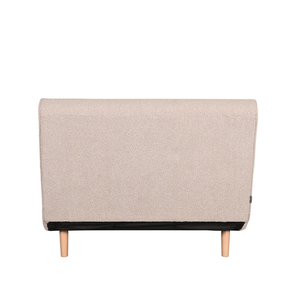 Label51 - Canapé-lit 1 personne - Bouclé - Naturel - 101 x 90 x 81 cm