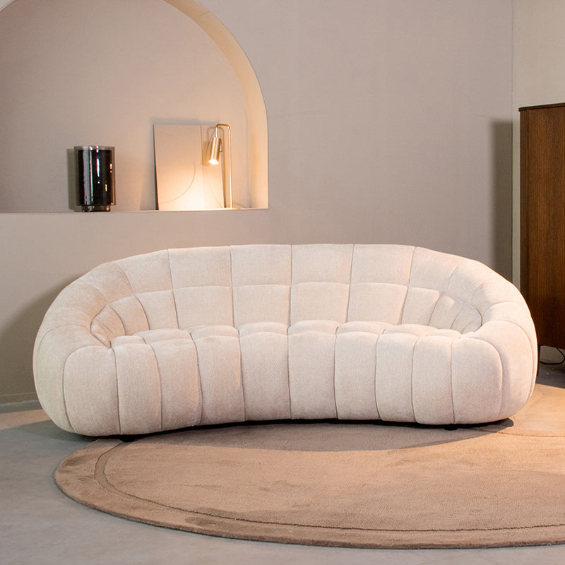 Label51 - Canapé Cloud 3 places - Tissu - Naturel - 238 x 115 x 75 cm