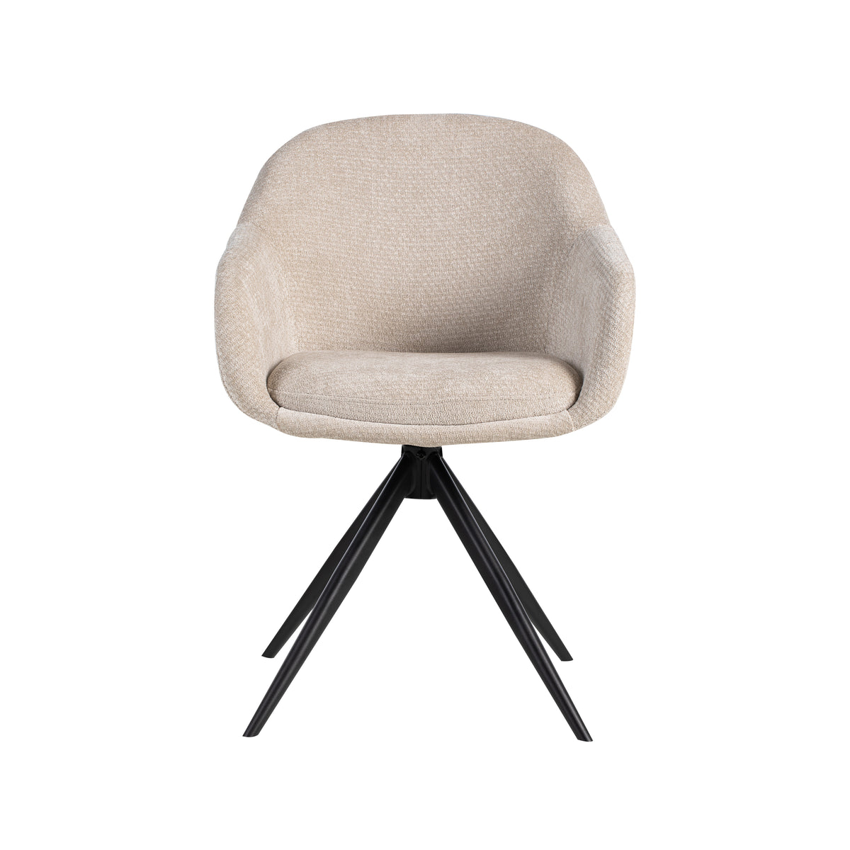 Label51 - Eetkamerstoel Fiby - Stof - 60 x 62 x 80 cm