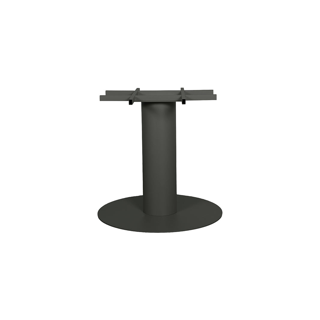 Label51 - Pied de table de restaurant rond extra stable - Métal - Vert chasseur - 70 x 70 x 72 cm
