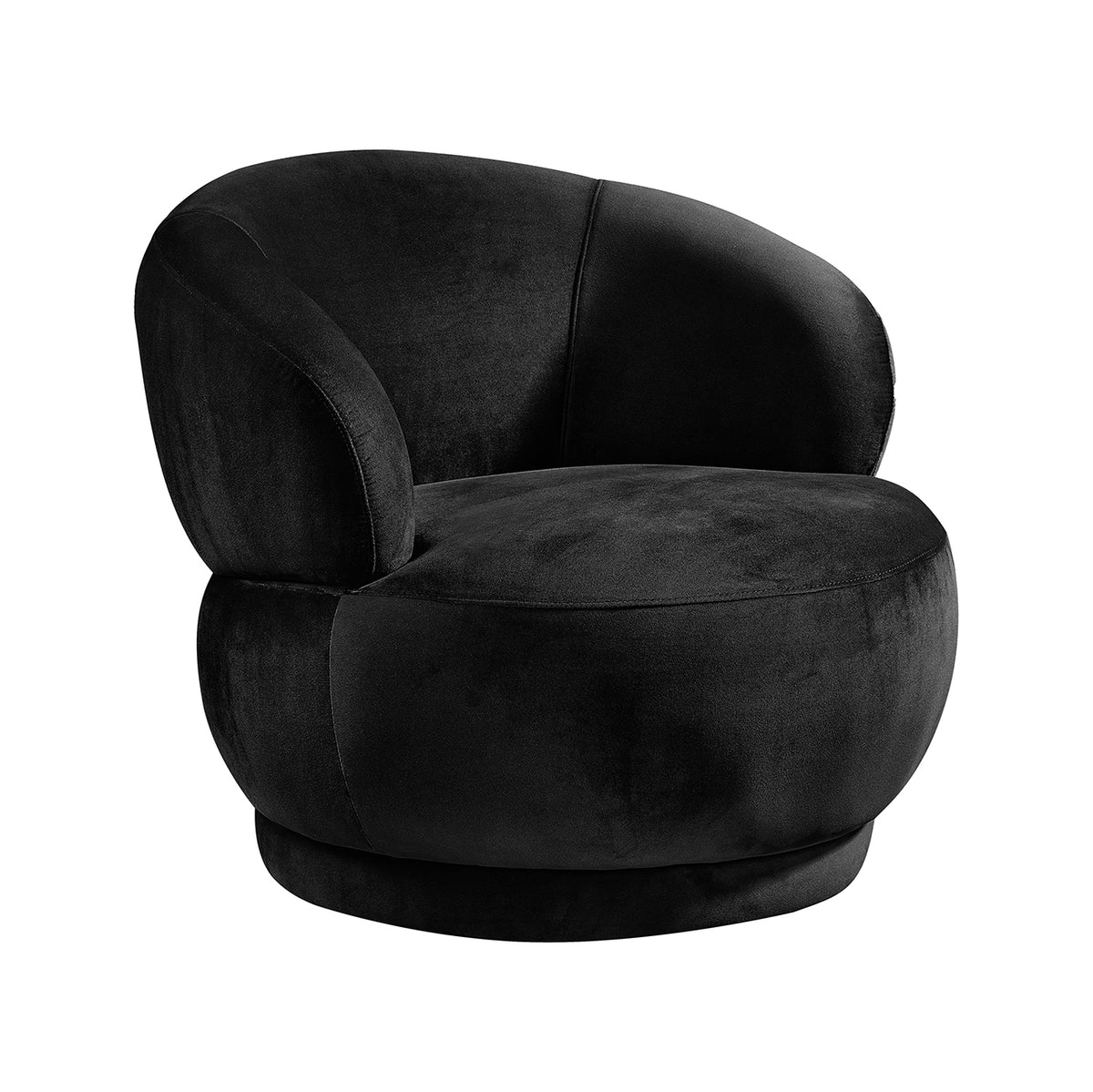 Label51 - Fauteuil Lobby - Velours - Taupe - 80 x 80 x 70 cm