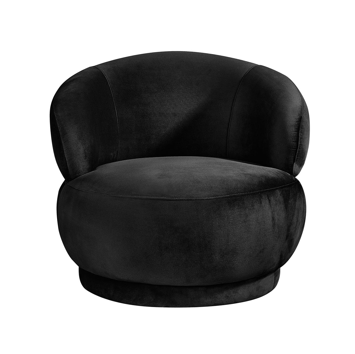 Label51 - Fauteuil Lobby - Velours - Taupe - 80 x 80 x 70 cm