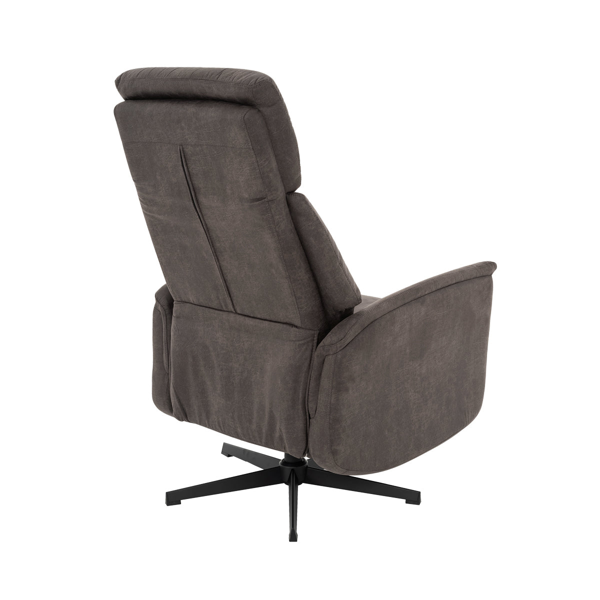 Label51 - Fauteuil relax électrique Aarhus - Microsuède - Anthracite - 73 x 86 x 114 cm