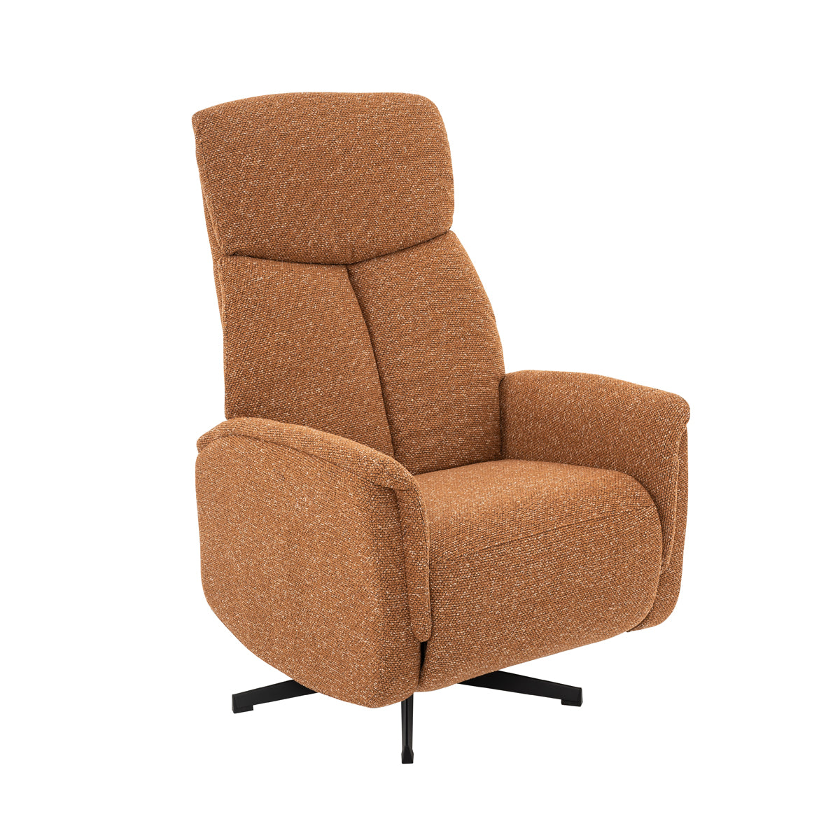 Label51 - Fauteuil relax Helsinki - Bouclé - Corail - 73 x 86 x 114 cm