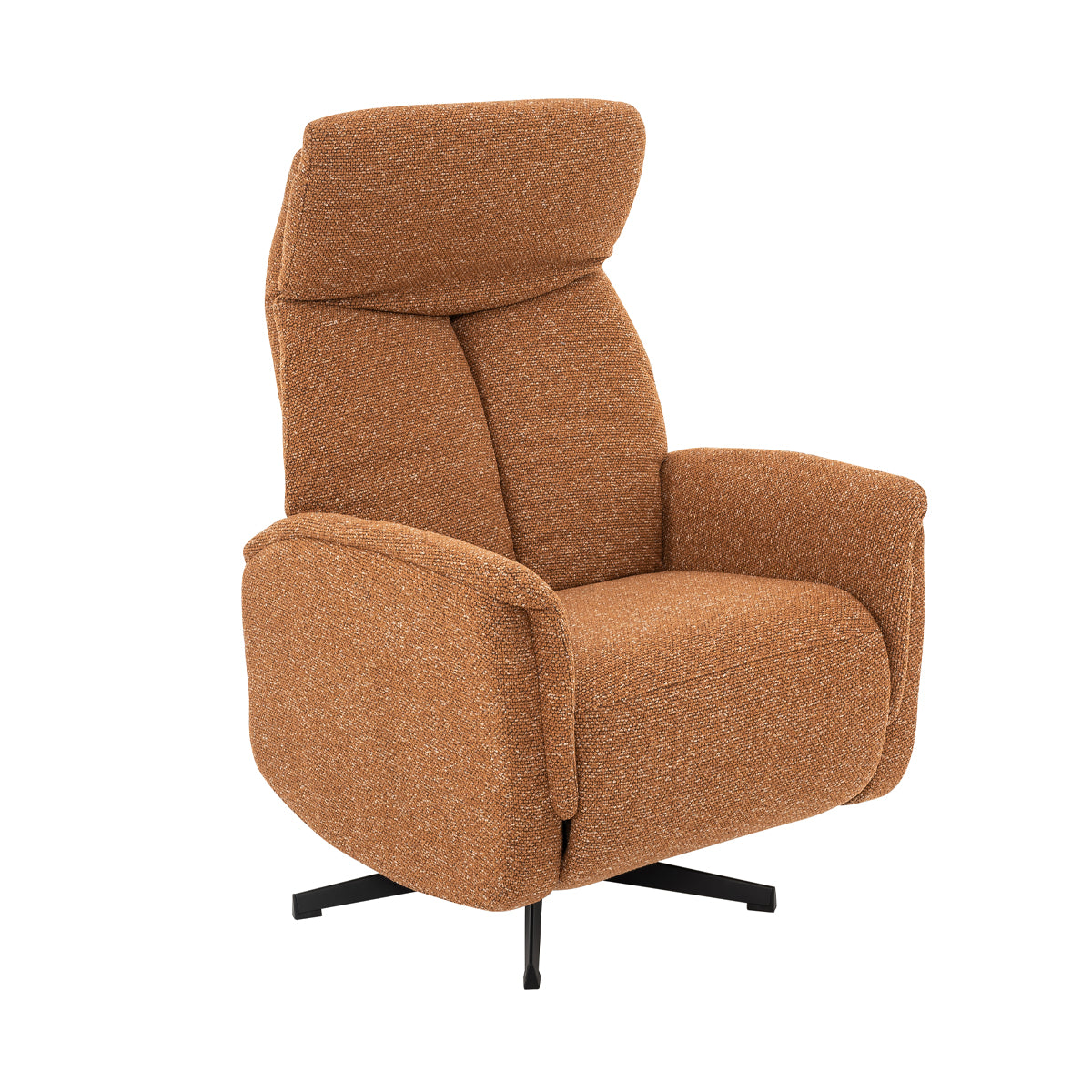 Label51 - Fauteuil relax Helsinki - Bouclé - Corail - 73 x 86 x 114 cm