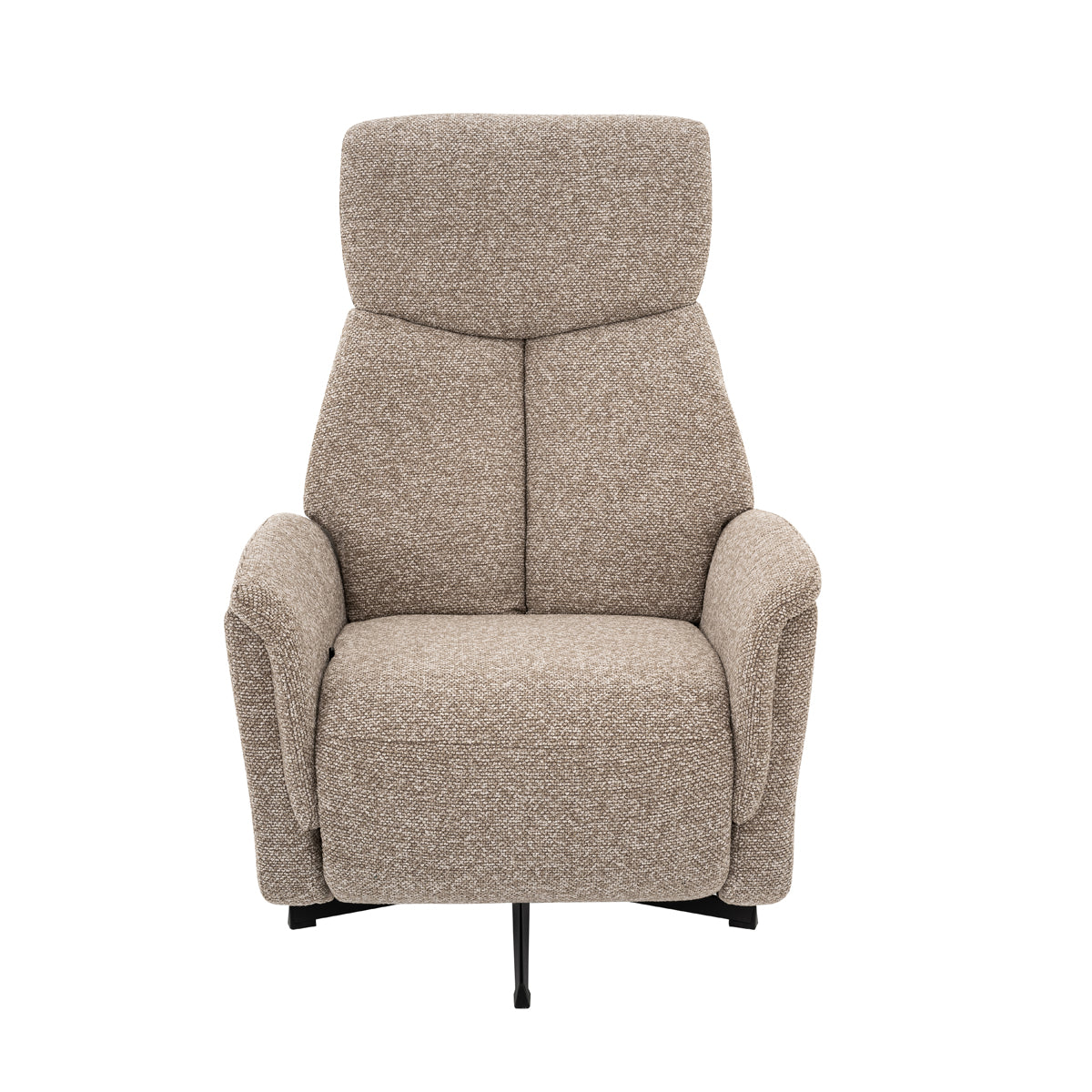 Label51 - Relaxfauteuil Helsinki - Bouclé - Mushroom - 73 x 86 x 114 cm