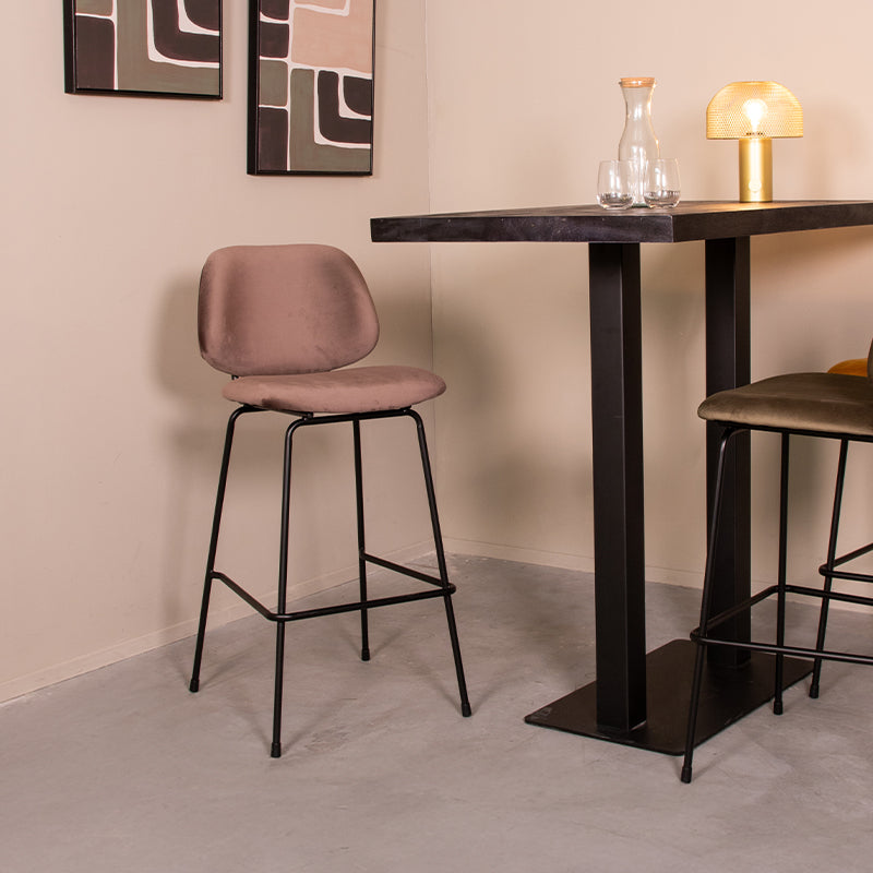 Label51 - Tabouret de bar Bello - 46 x 53 x 105 cm