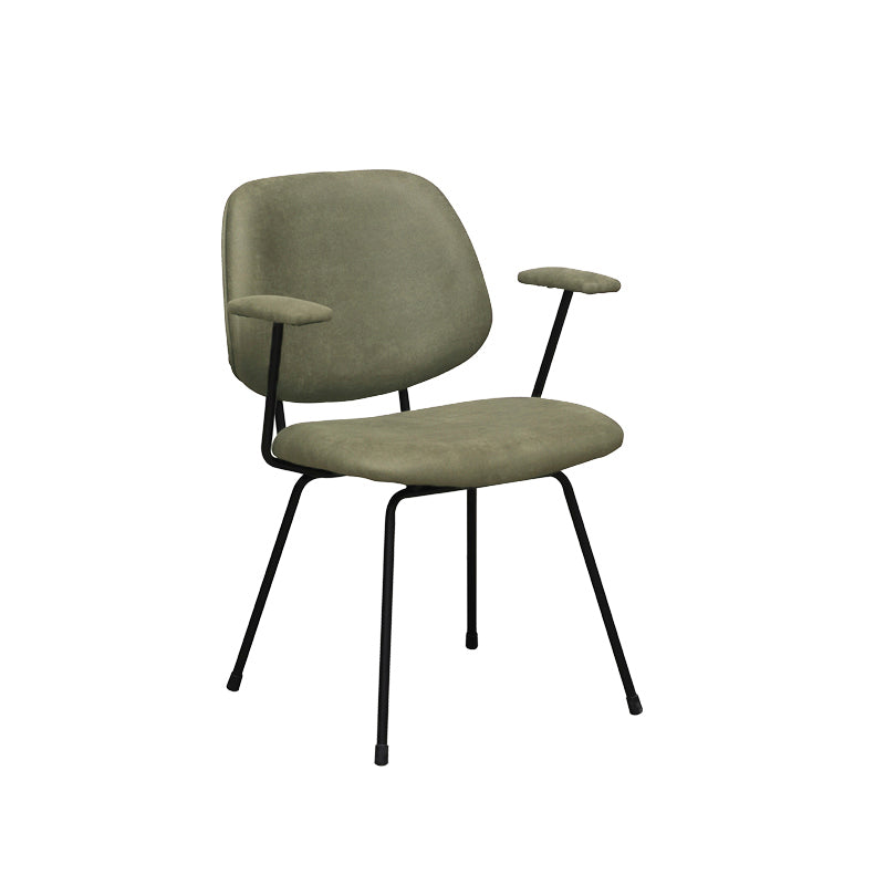 Label51 - Chaise de salle à manger Rivano - Microsuède - 62 x 58 x 82 cm