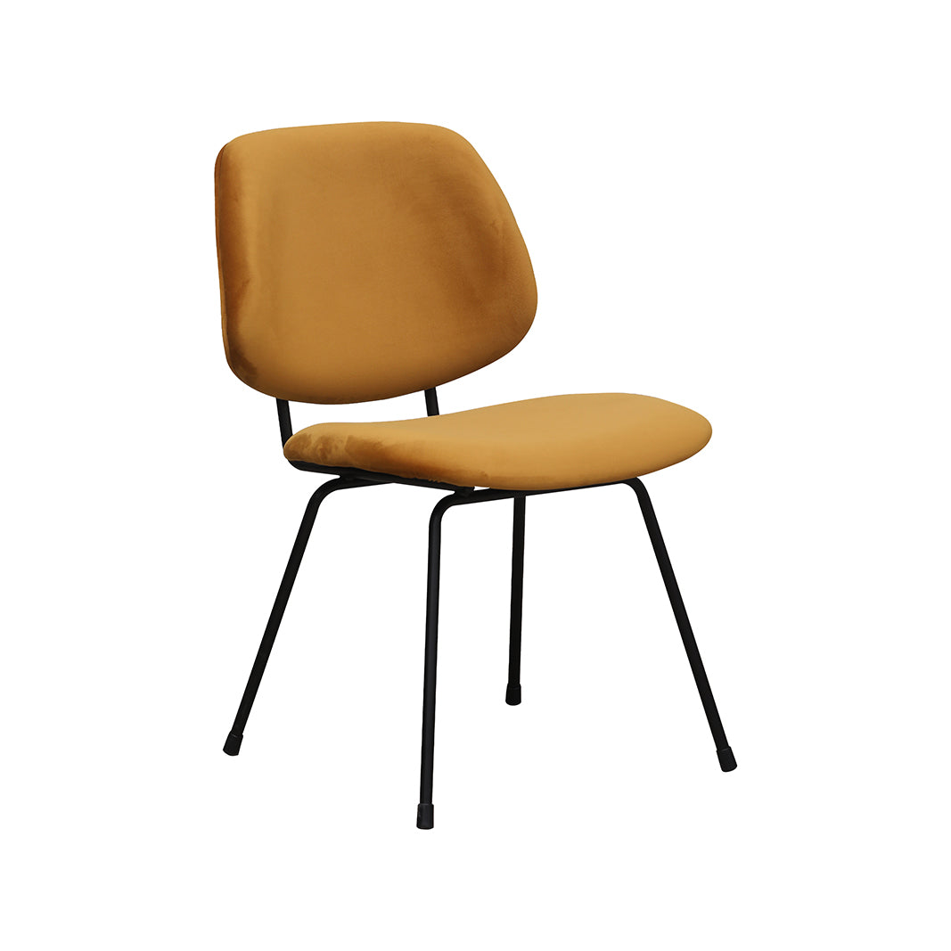 Label51 - Chaise de salle à manger Bello - Microfibre - 48 x 58 x 82 cm