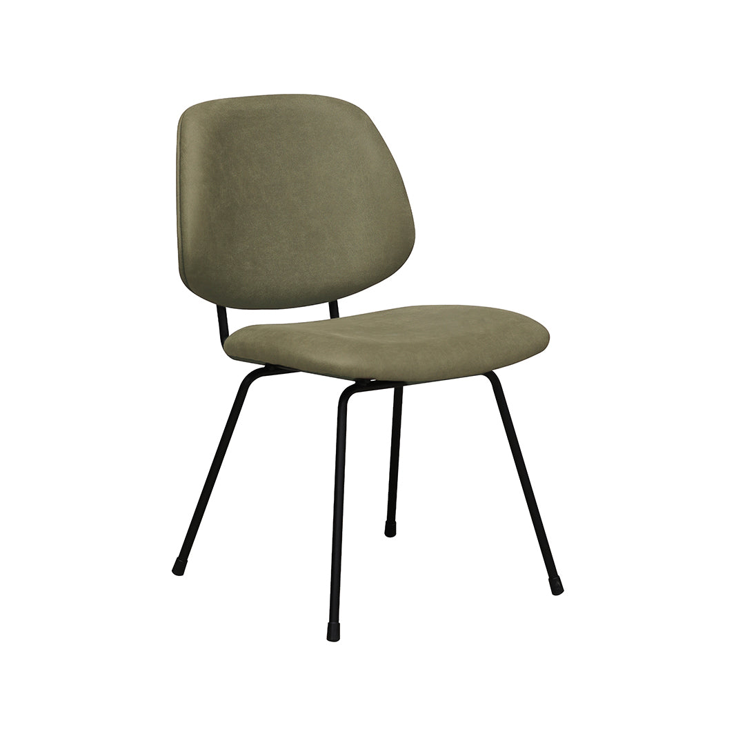 Label51 - Chaise de salle à manger Bello - Microfibre - 48 x 58 x 82 cm