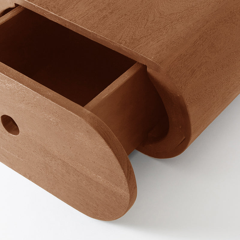Label51 - Console murale Rise - Bois de manguier - Naturel - 45 x 30 x 20 cm