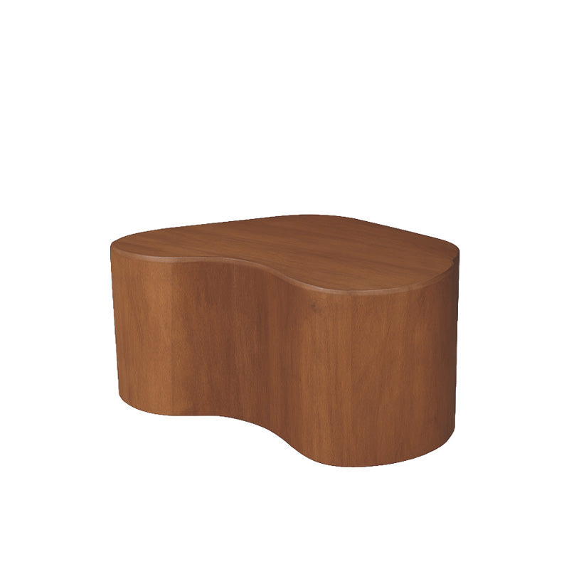 Label51 - Table basse Savi - Bois de manguier - Naturel - 80 x 70 x 34 cm