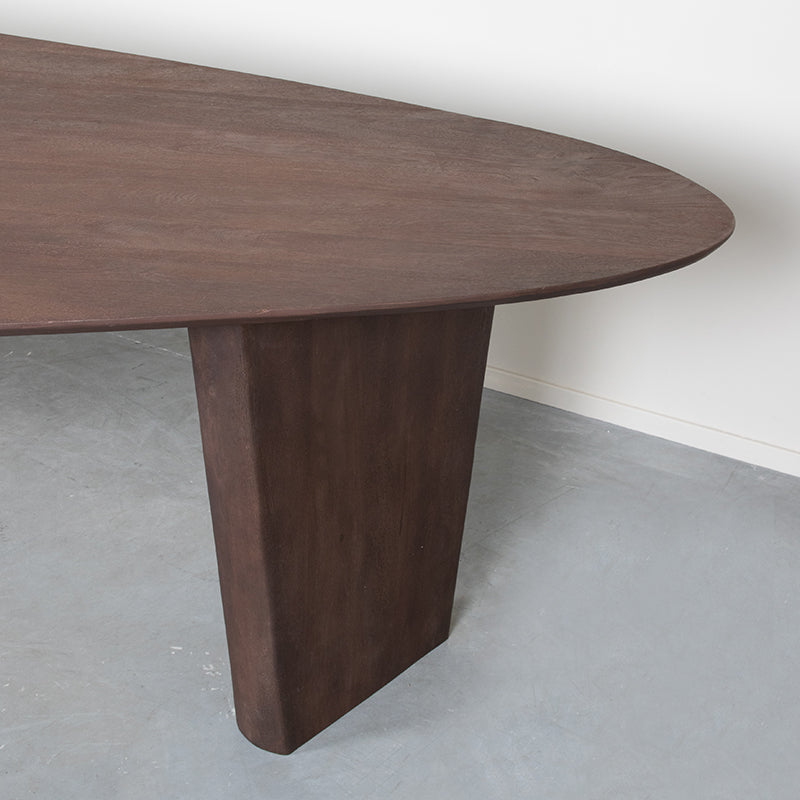 Label51 - Eettafel Wow - Mangohout - Espresso - 240 x 110 x 75 cm