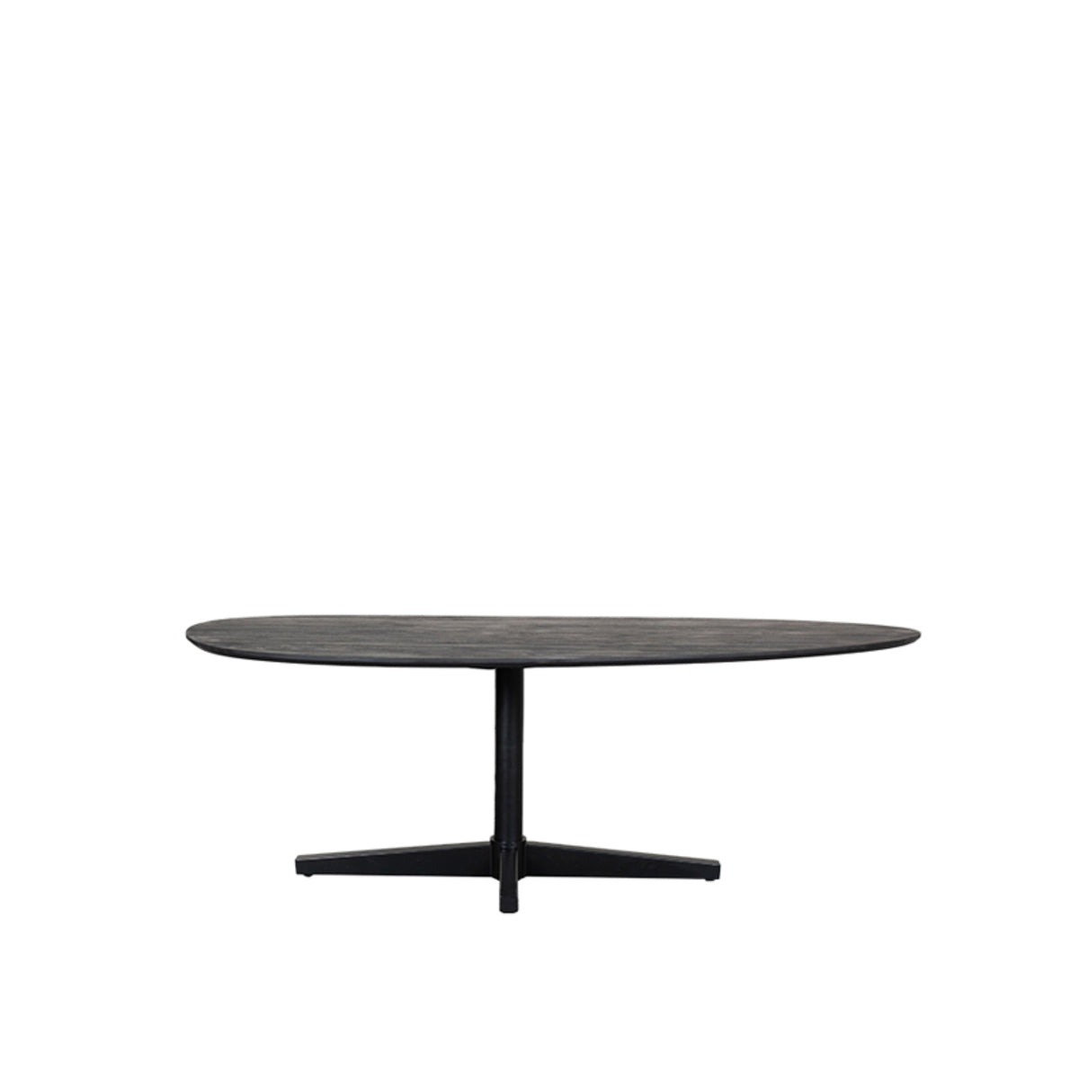 Label51 - Table à manger Rosie - Bois de manguier - Noir - 180 x 100 x 76 cm