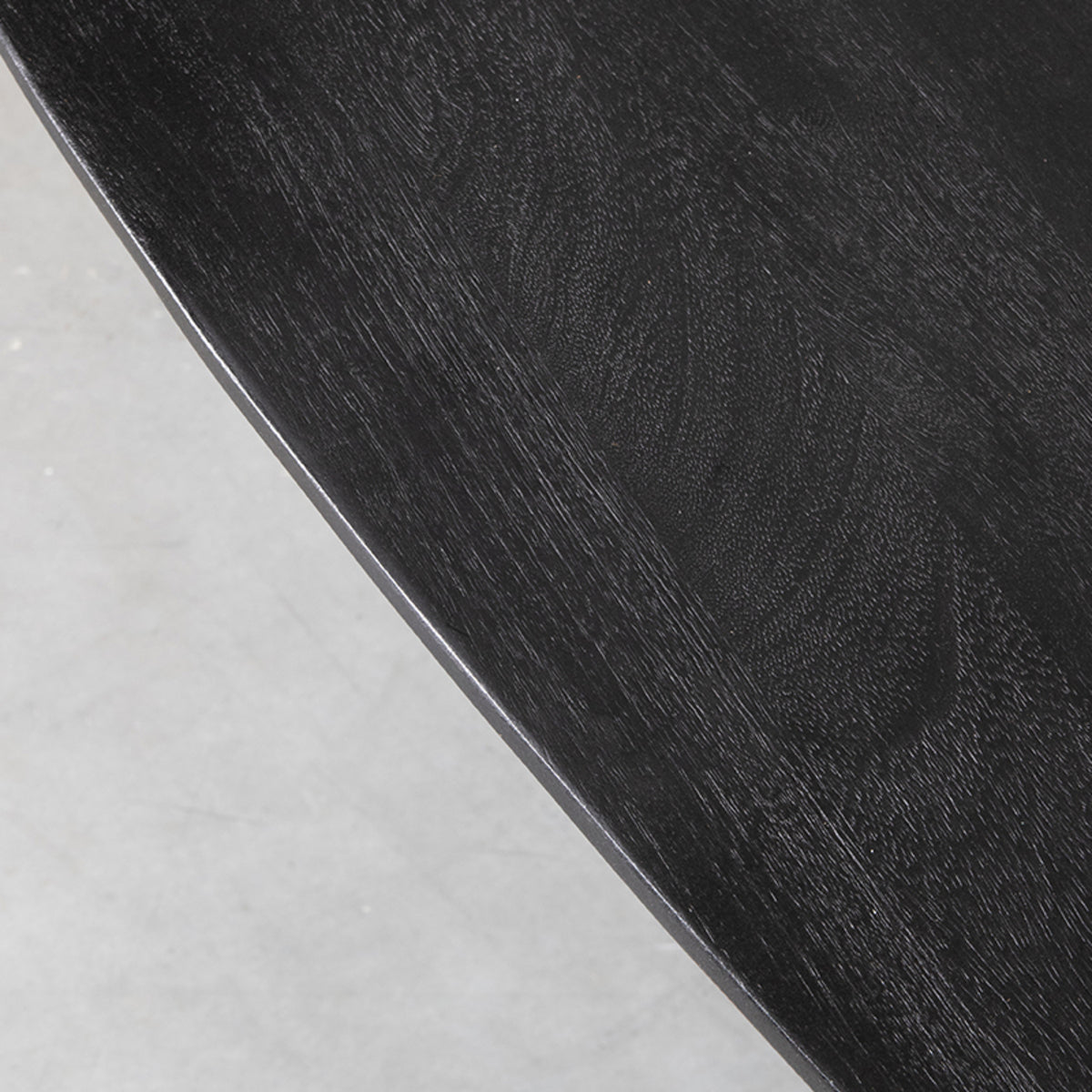 Label51 - Table à manger Rosie - Bois de manguier - Noir - 180 x 100 x 76 cm