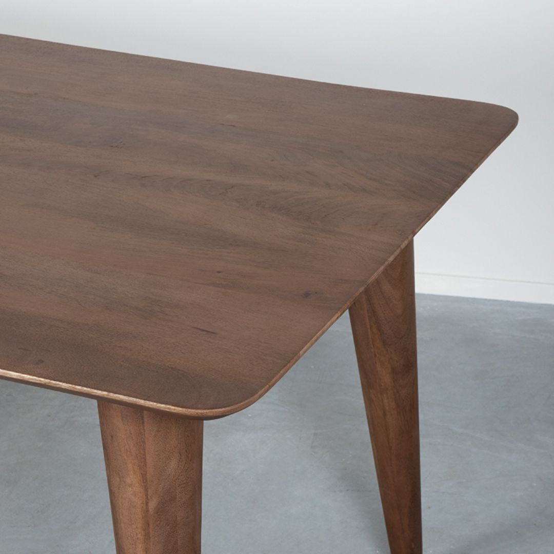 Label51 - Table à manger Fly - Bois de manguier - Espresso - 250 x 100 x 76 cm