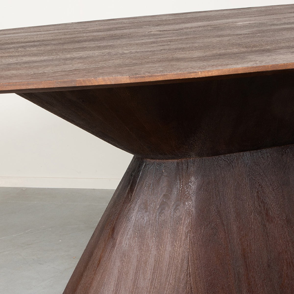 Label51 - Table à manger Jagger - Bois de manguier - Espresso - 220 x 110 x 76 cm