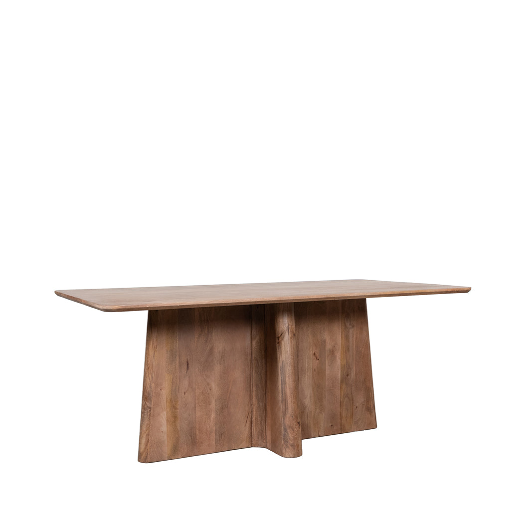 Label51 - Table à manger Scott - Bois de manguier - Naturel - 230 x 100 x 76 cm
