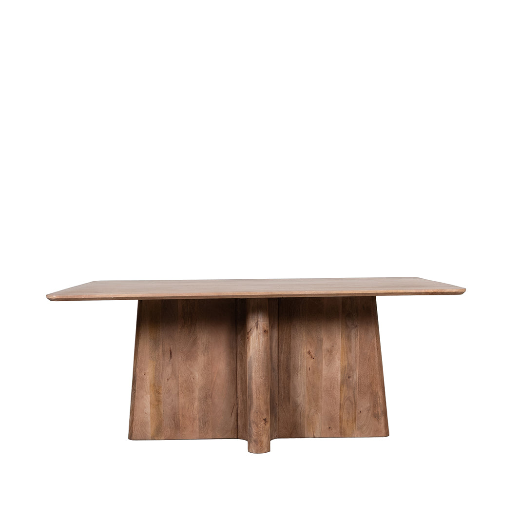 Label51 - Table à manger Scott - Bois de manguier - Naturel - 230 x 100 x 76 cm