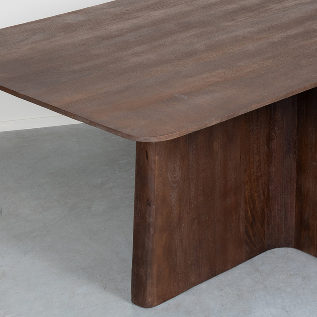 Label51 - Eettafel Scott - Mangohout - Espresso - 230 x 100 x 76 cm