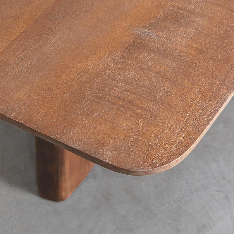 Label51 - Table à manger Scott - Bois de manguier - Naturel - 200 x 100 x 76 cm