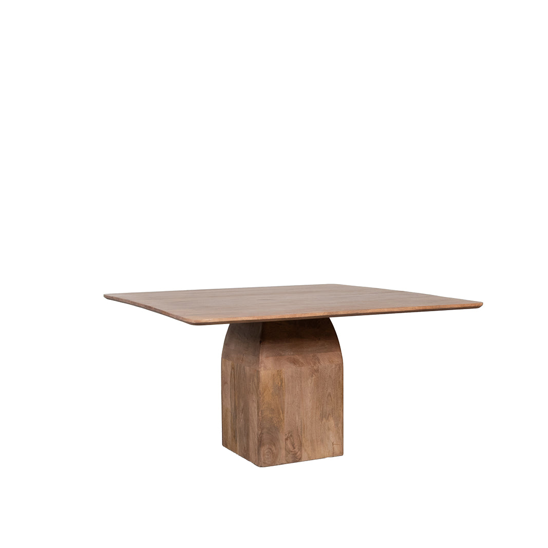 Label51 - Eettafel Ingo - Mangohout - Naturel - 130 x 130 x 76 cm