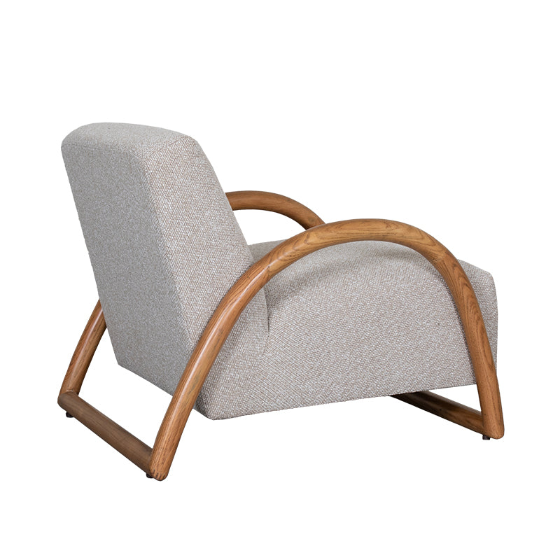 Label51 - Fauteuil Viggo - Bouclé - Naturel - 70 x 90 x 74 cm