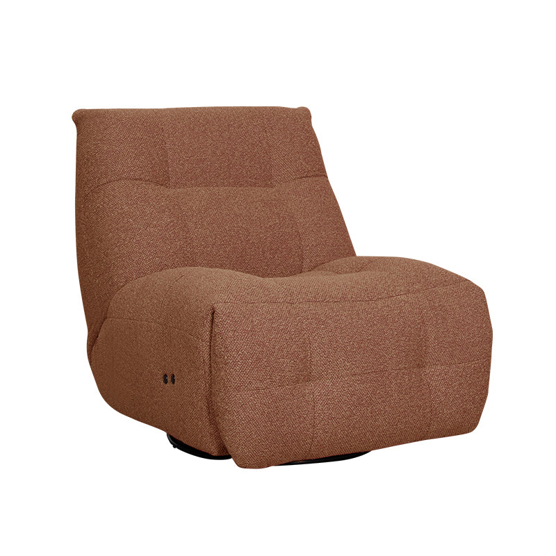 Label51 - Fauteuil relax électrique Ontspan en laad op - Bouclé - Corail - 90 x 110 x 95 cm