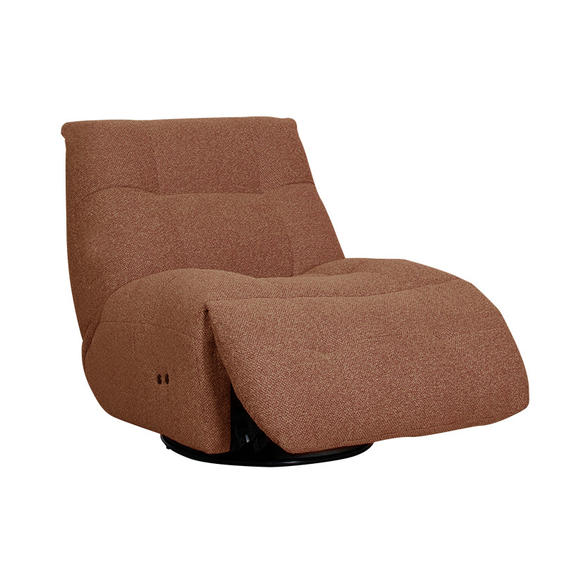 Label51 - Fauteuil relax électrique Ontspan en laad op - Bouclé - Corail - 90 x 110 x 95 cm