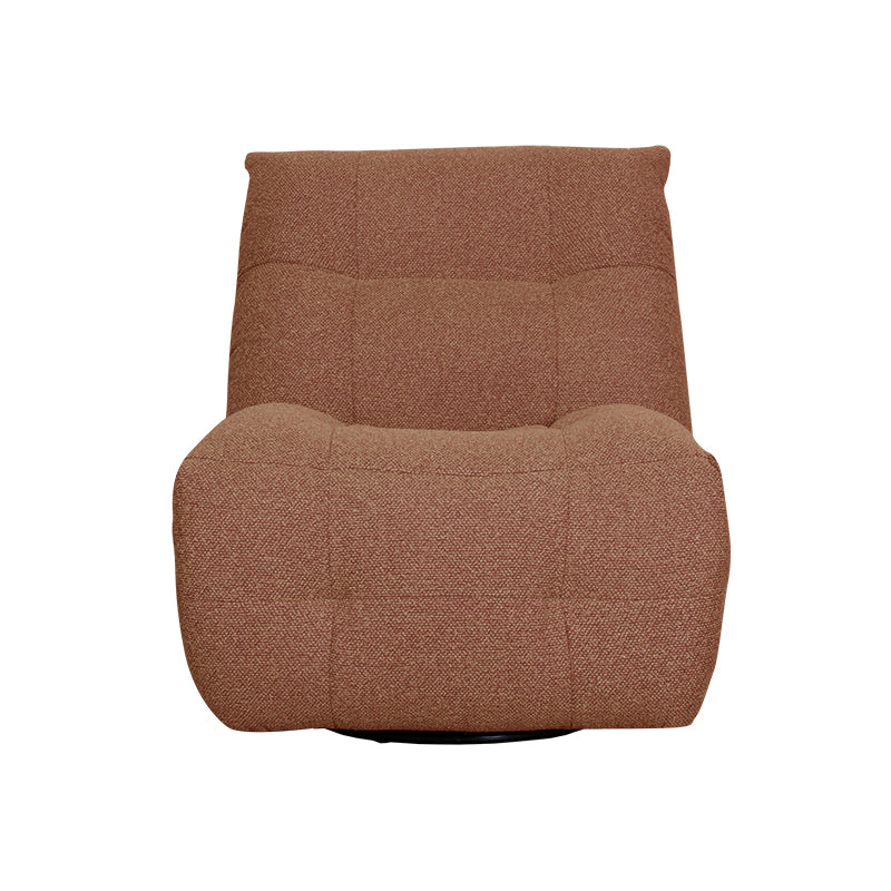 Label51 - Fauteuil relax électrique Ontspan en laad op - Bouclé - Corail - 90 x 110 x 95 cm