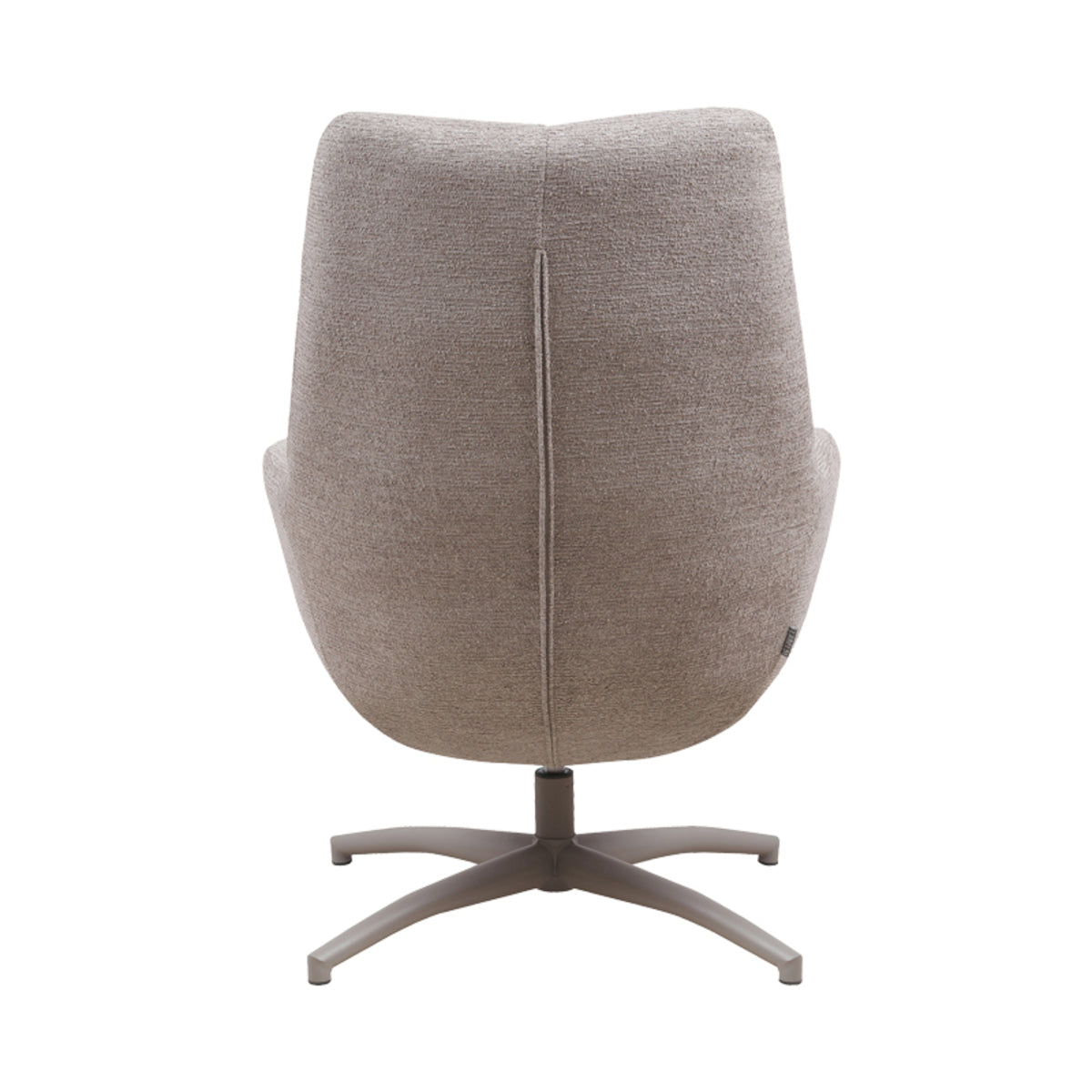 Label51 - Draaifauteuil Winston - Stof - Taupe - 73 x 82 x 106 cm