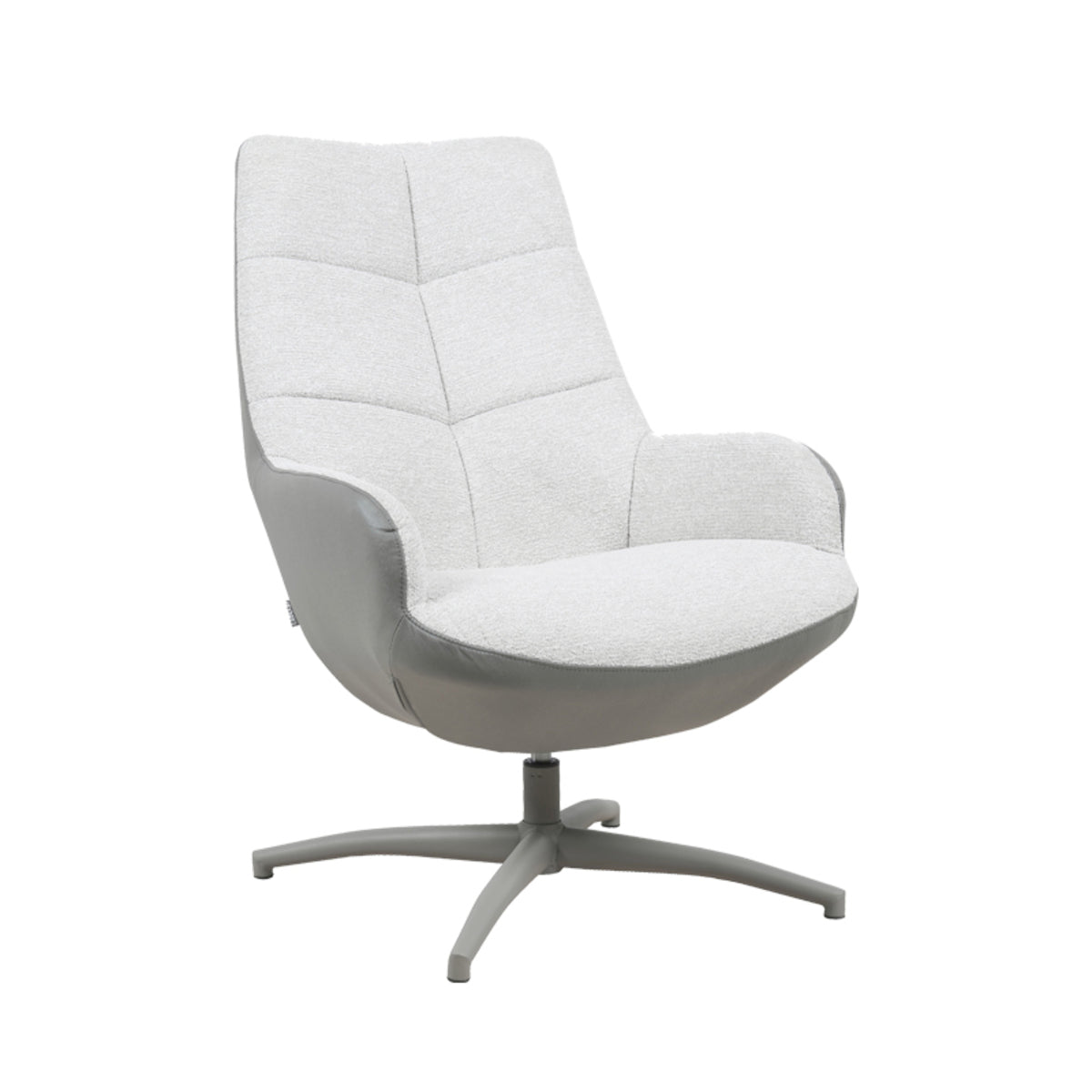 Label51 - Fauteuil pivotant Winston - Microfibre - Vert forêt - 73 x 82 x 106 cm