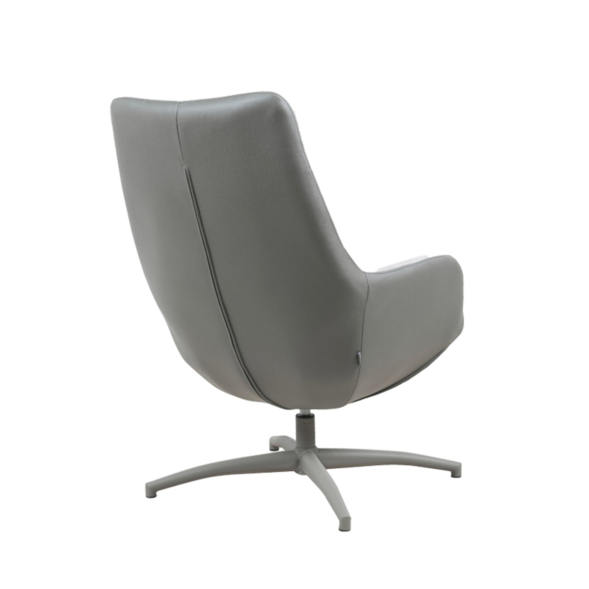 Label51 - Fauteuil pivotant Winston - Microfibre - Vert forêt - 73 x 82 x 106 cm