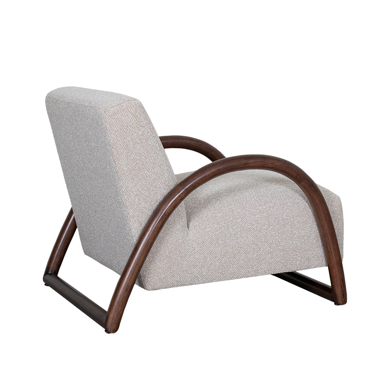 Label51 - Fauteuil Viggo - Bouclé - Naturel - 70 x 90 x 74 cm