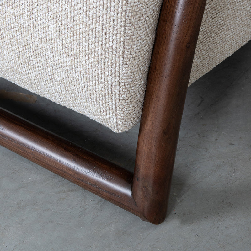 Label51 - Fauteuil Viggo - Bouclé - Naturel - 70 x 90 x 74 cm