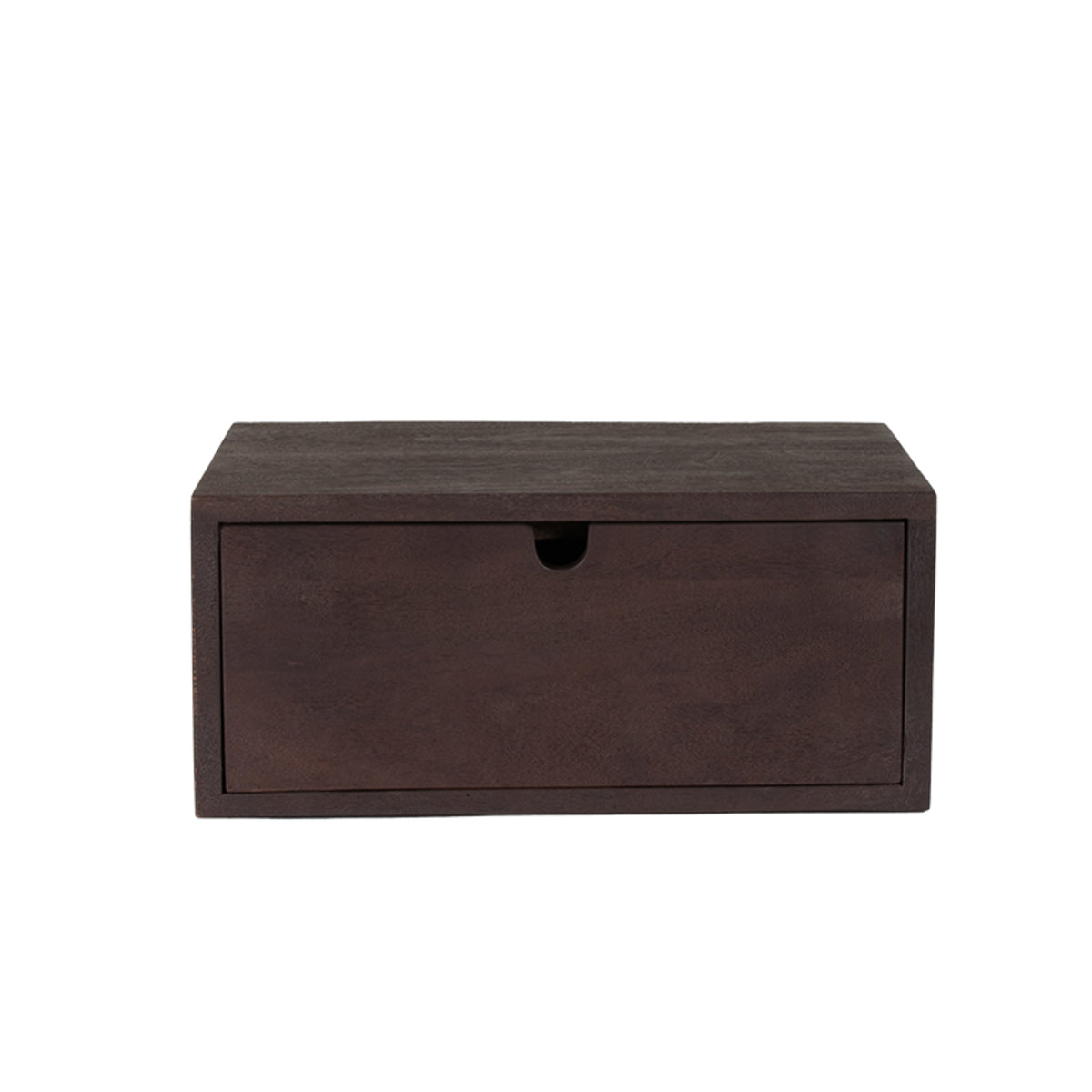 Label51 - Console murale Hover - Bois de manguier - Espresso - 45 x 30 x 20 cm