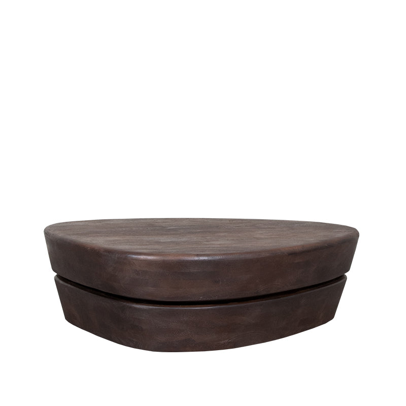 Label51 - Table basse Javi - Bois de manguier - Espresso - 110 x 80 x 32 cm