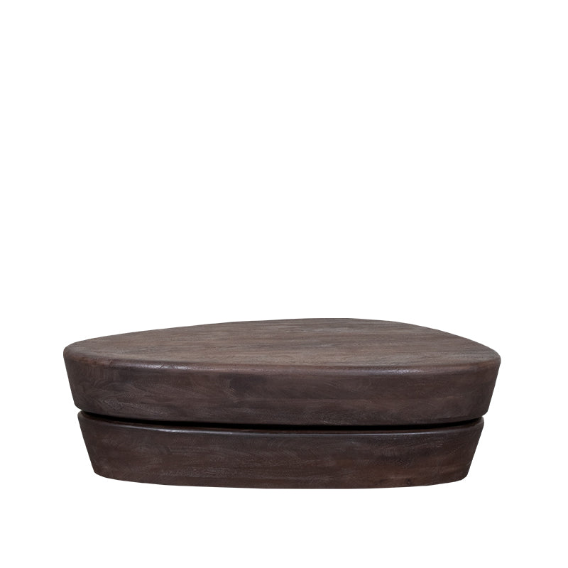 Label51 - Table basse Javi - Bois de manguier - Espresso - 110 x 80 x 32 cm
