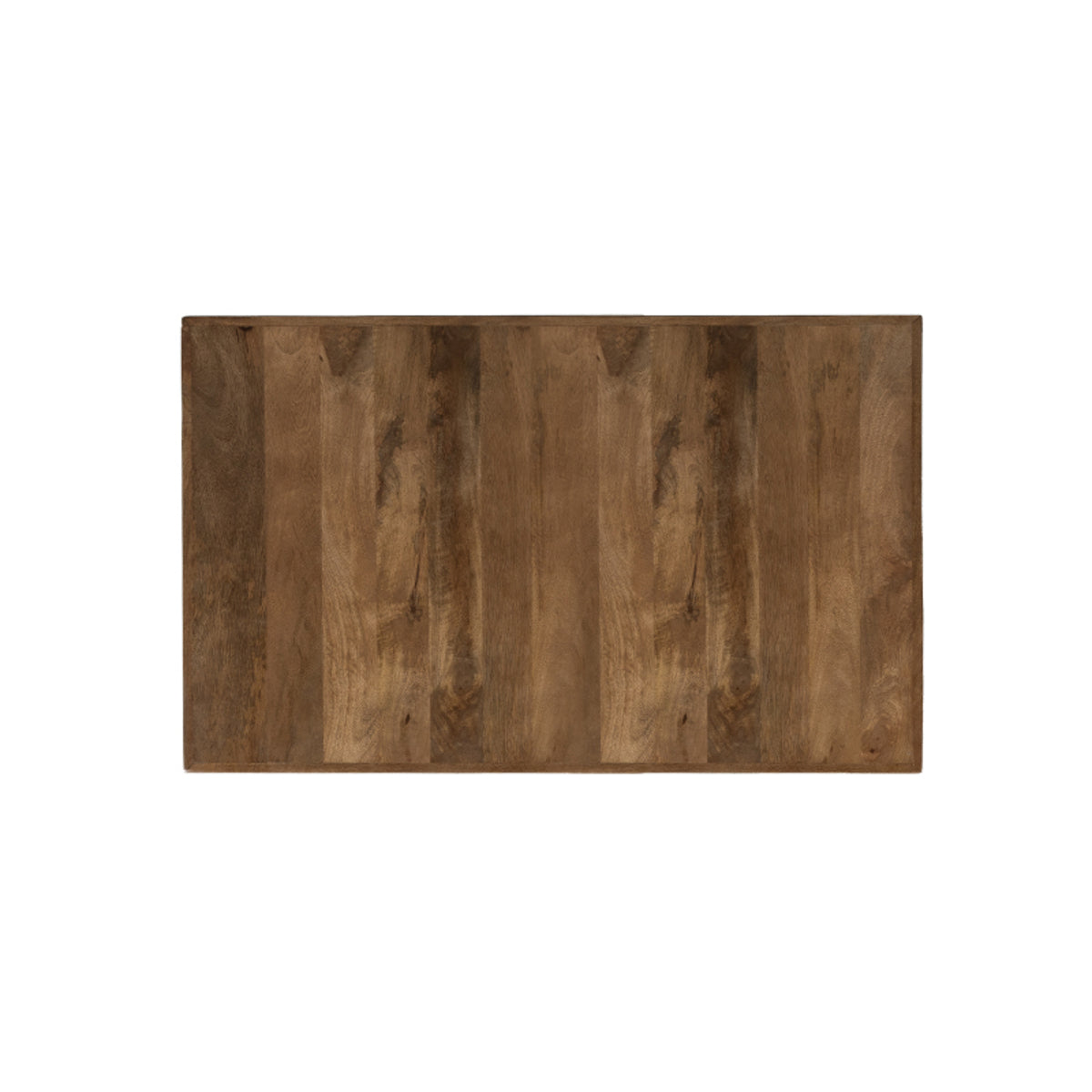 Label51 - Plateau de table de restaurant/bar rectangulaire bord droit - Bois de manguier - Naturel - 120 x 70 cm