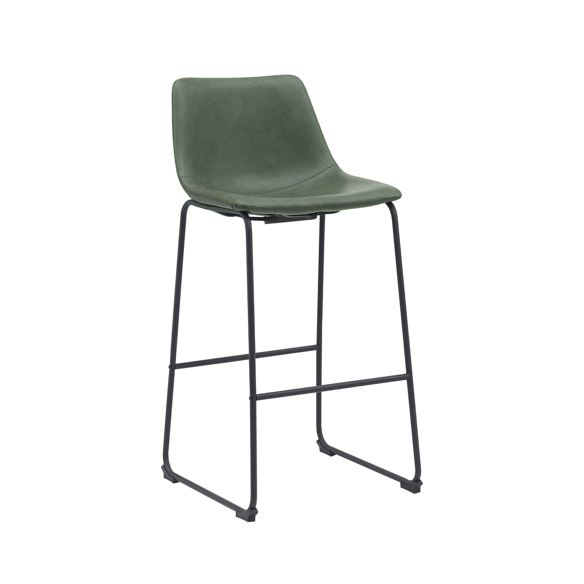 Label51 - Barkruk Risto - Kunstleder - Hunter groen - 47 x 56 x 102 cm